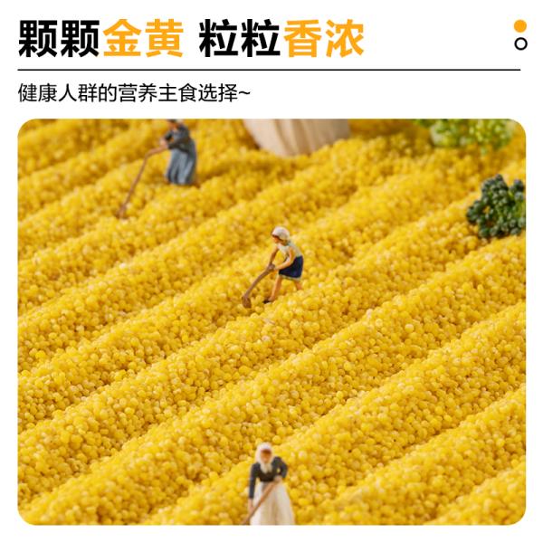 北纯敖汉有机黄小米2.5kg