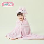 匹鲁儿童7A抗菌瞬吸斗篷浴袍